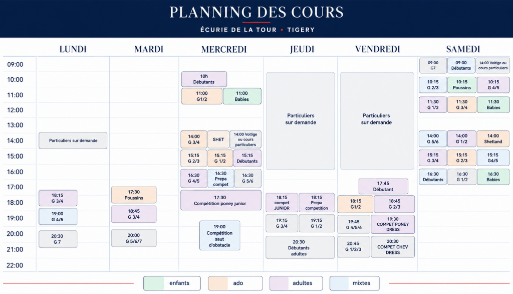 planning edt